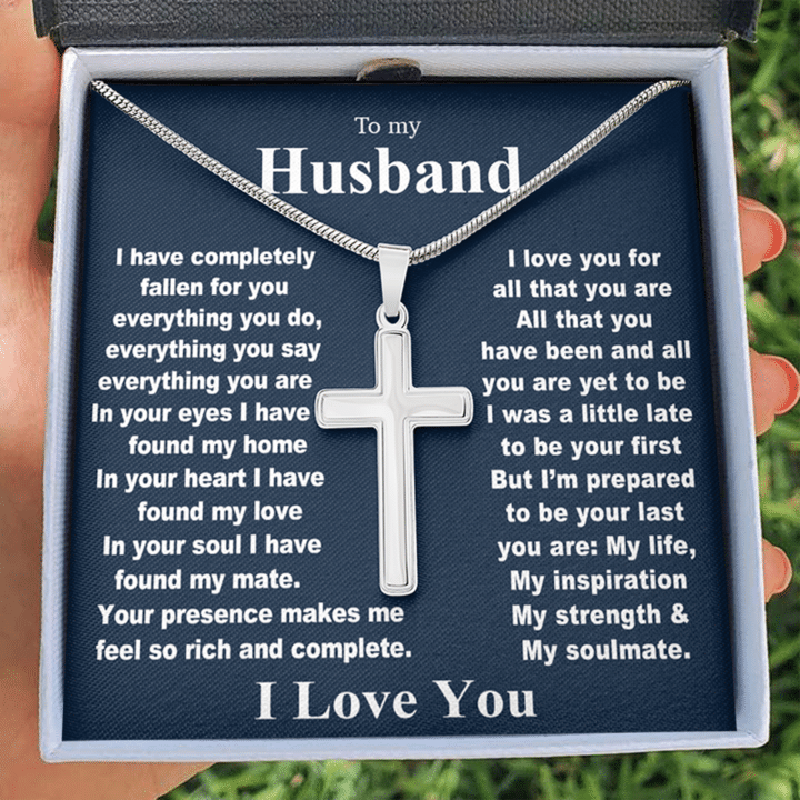 Valentine's Day Gift For Him To My Husband Necklace