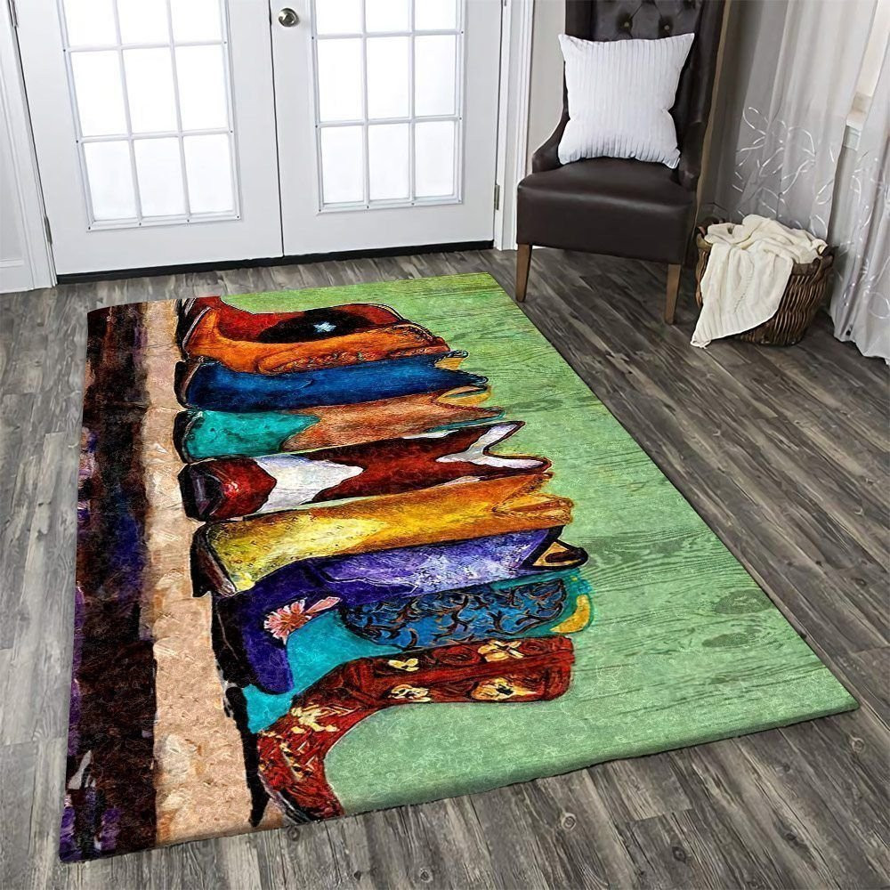 Cowboy Boots Rugs Home Decor
