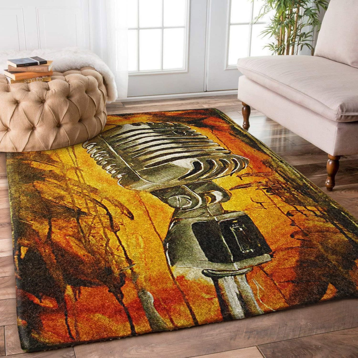 Microphone Rugs Home Decor
