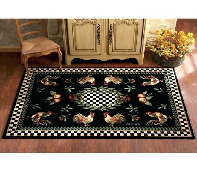 Rooster Chicken Rugs Home Decor