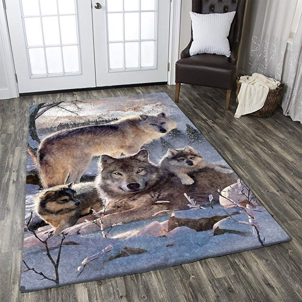 Wolf Rugs Home Decor
