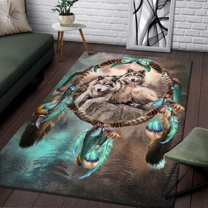 Wolf Rugs Home Decor