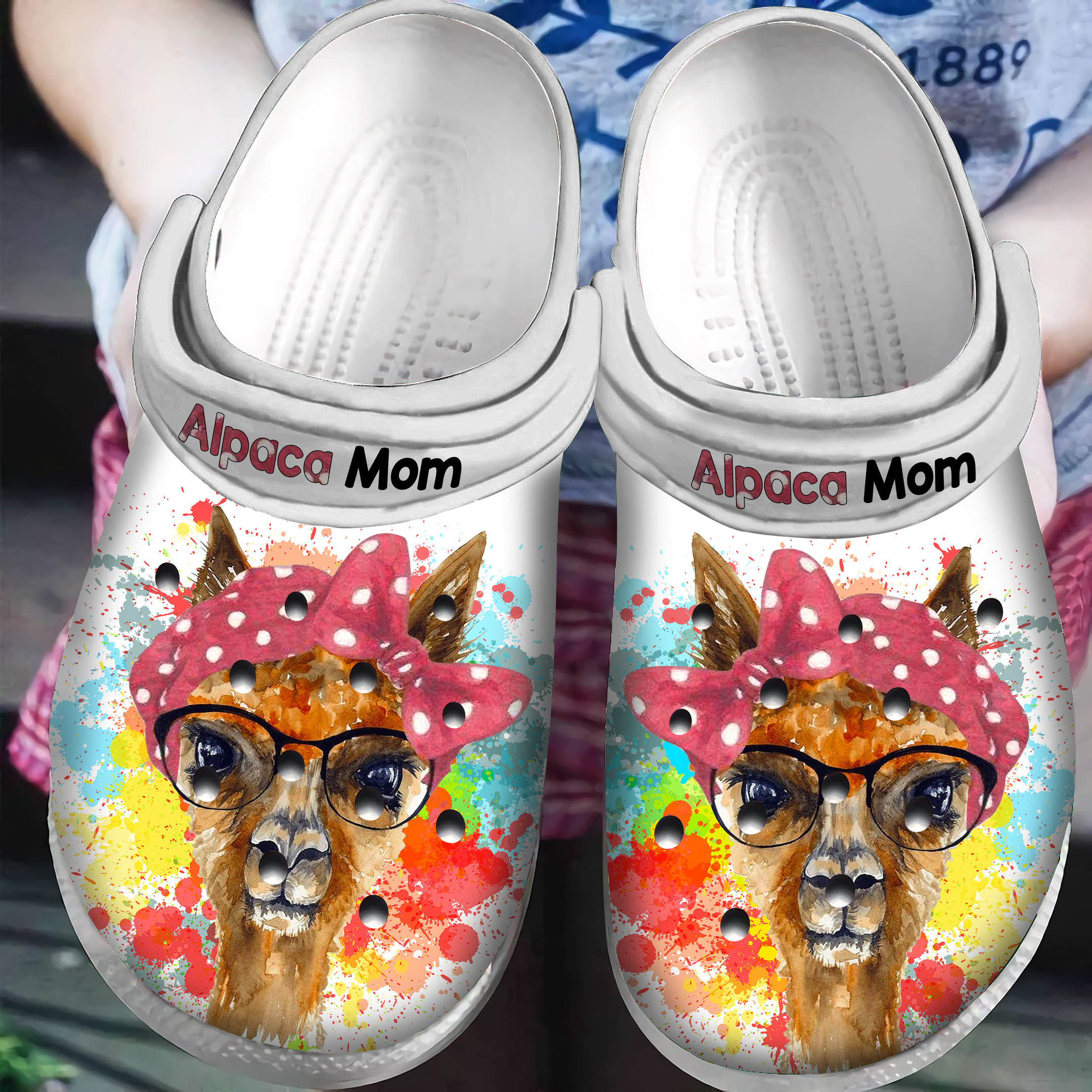Alpaca Mom Crocs Classic Clogs Shoes Mother's Day Gift