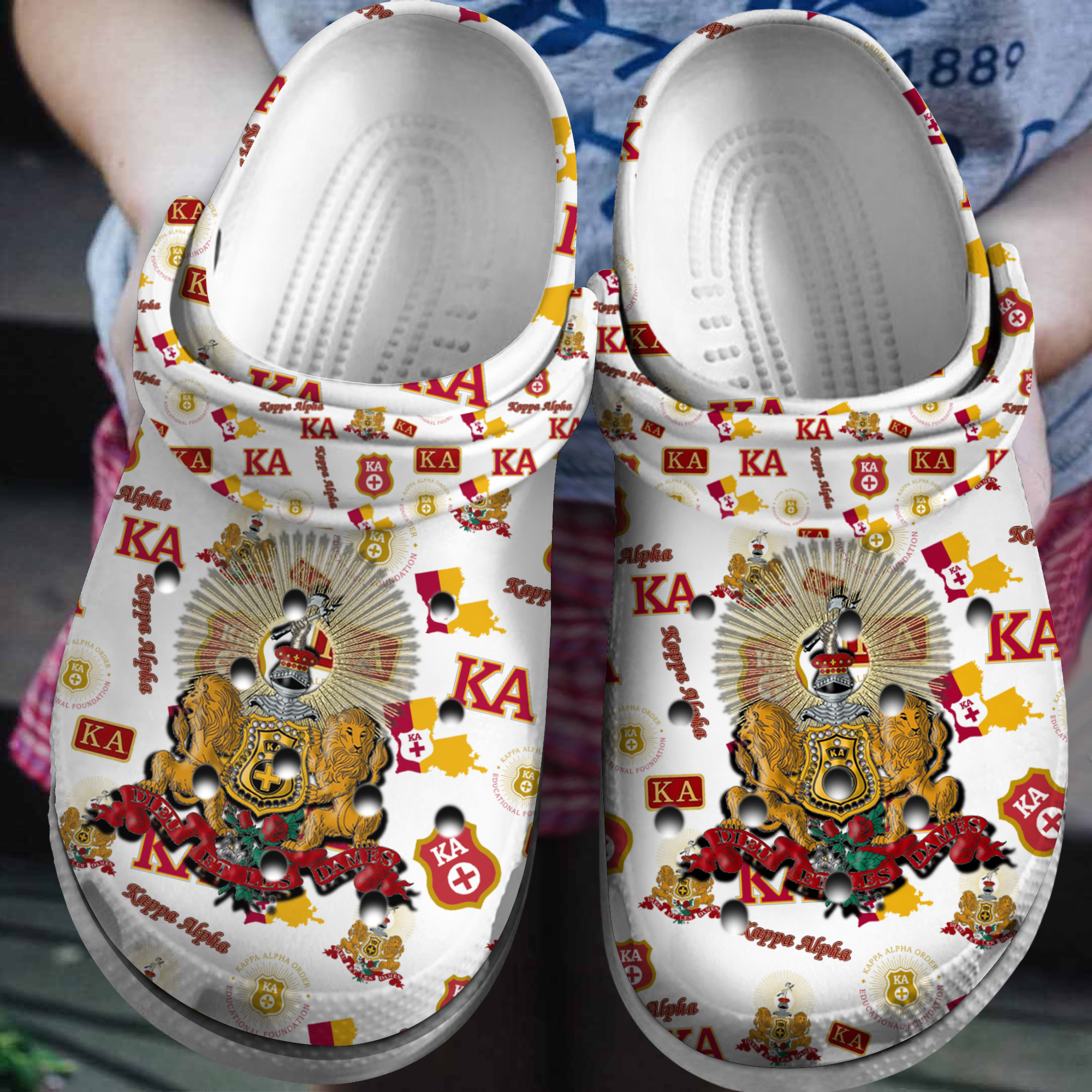 Kappa Alpha Order Crocs Classic Clogs Shoes