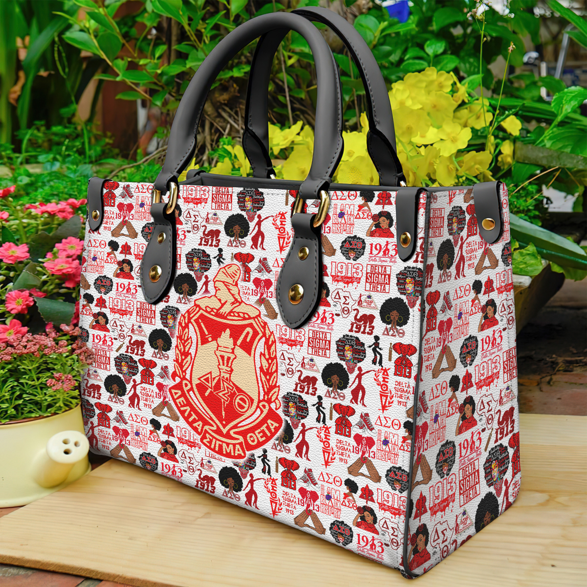 Personalized Delta Sigma Theta Purse Bag Purse For Women PANLTO0011
