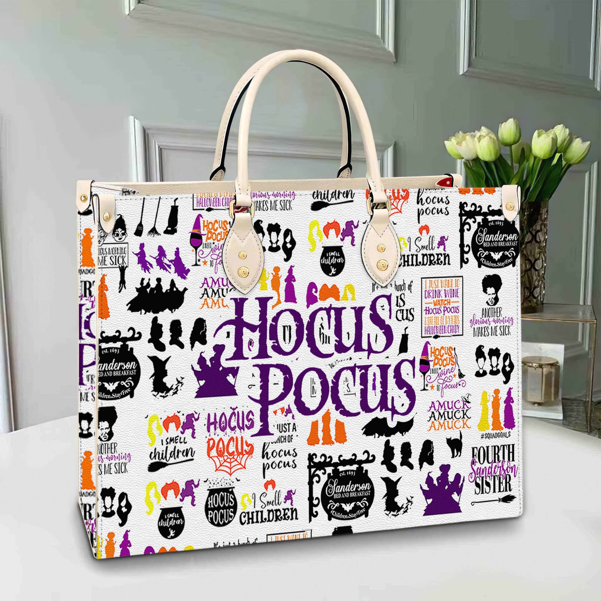 Hocus Pocus Halloween Purse Bag Purse For Women PANLTO0003
