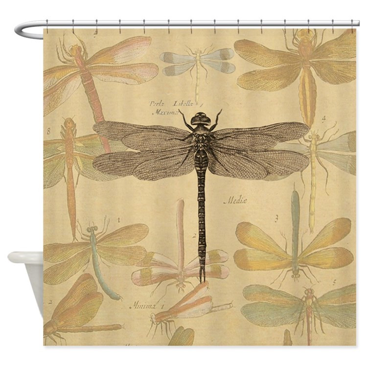Dragonfly Shower Curtain