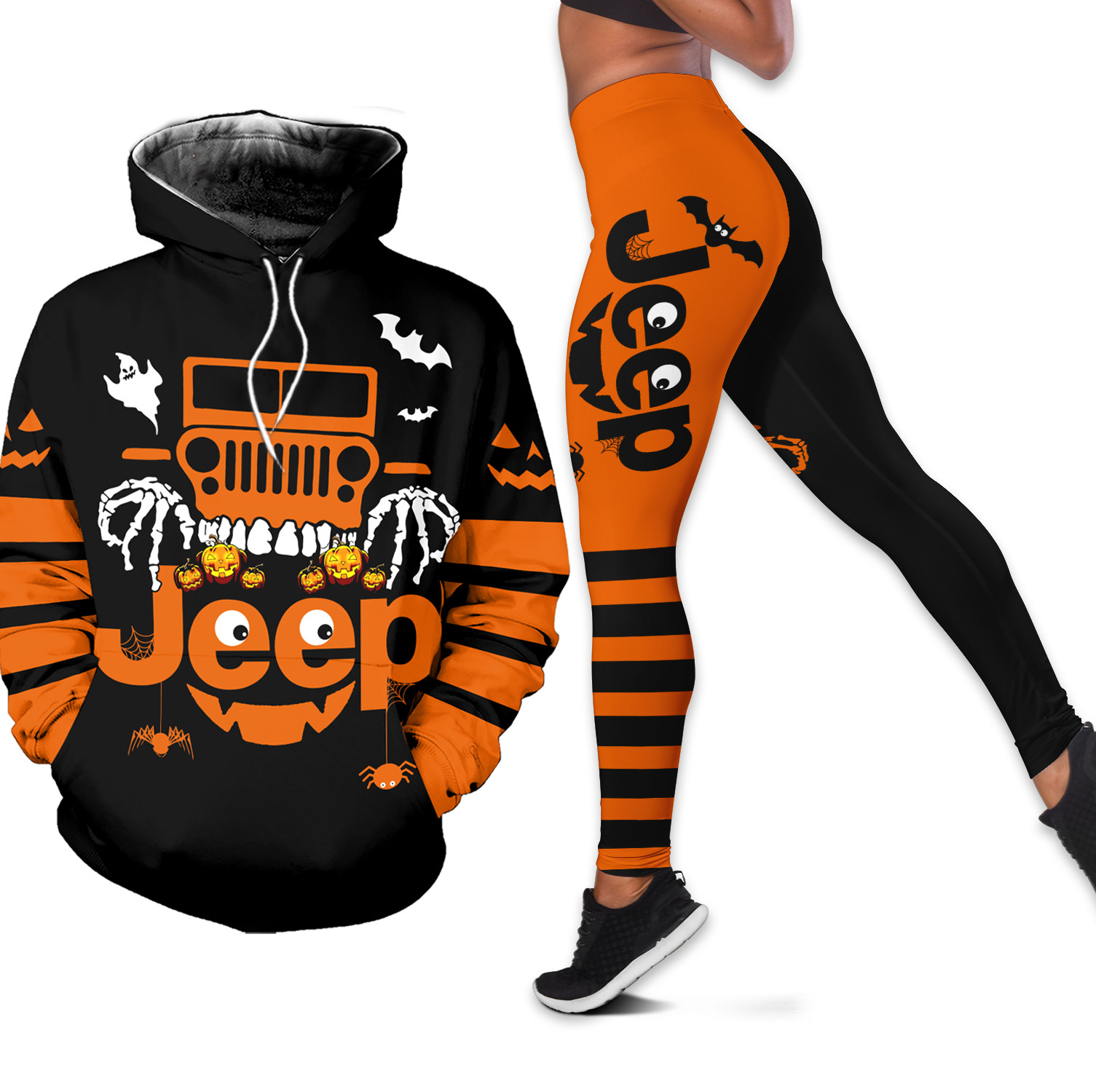 Jeep Girl Tank Top And Legging Halloween Gift For Women PAN3DSET0180