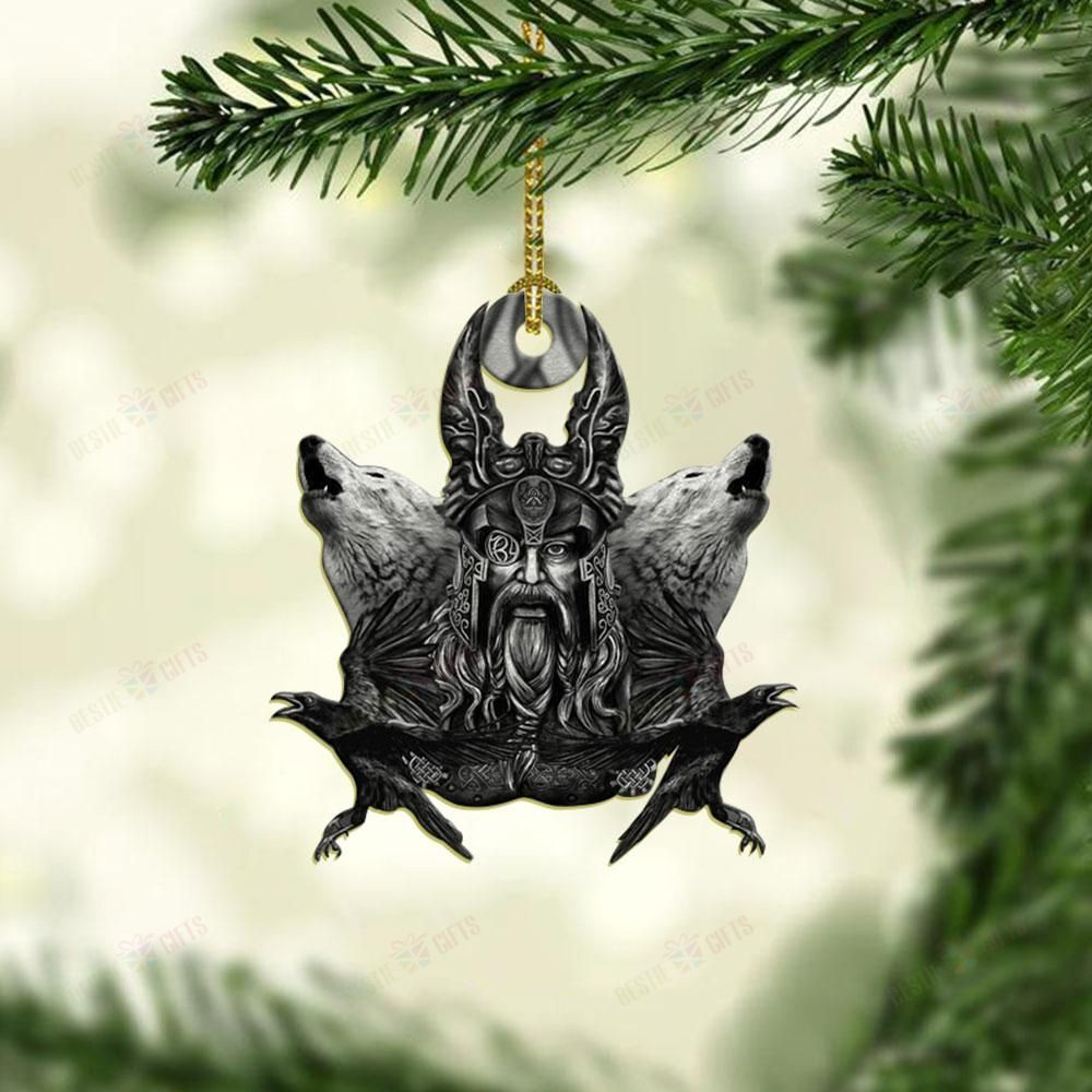 Love Viking Christmas Mica Ornament PANORPG0014