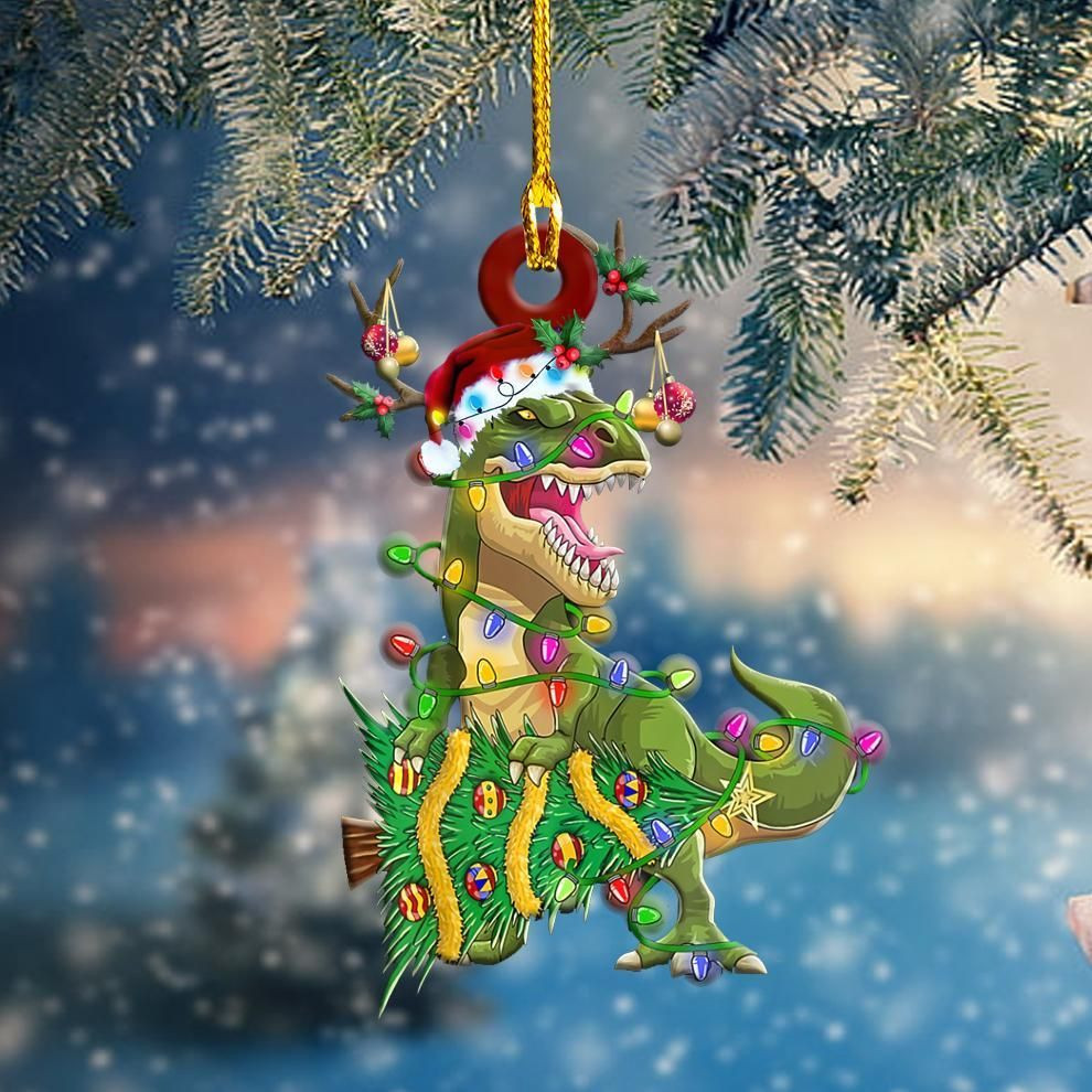 Dinosaur Christmas Light Shape Ornament P303 PANORPG0004