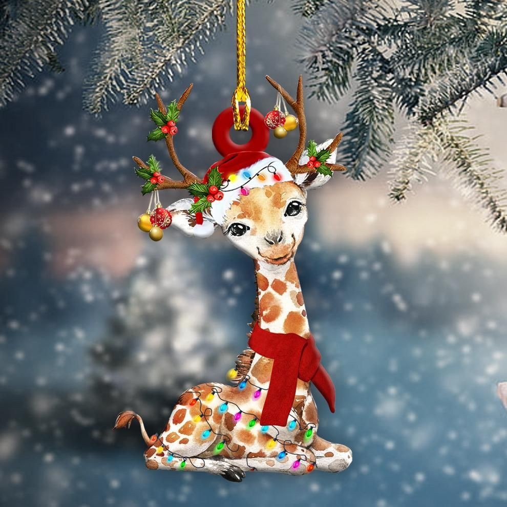 Giraffe Christmas Light Shape Ornament PANORN0044
