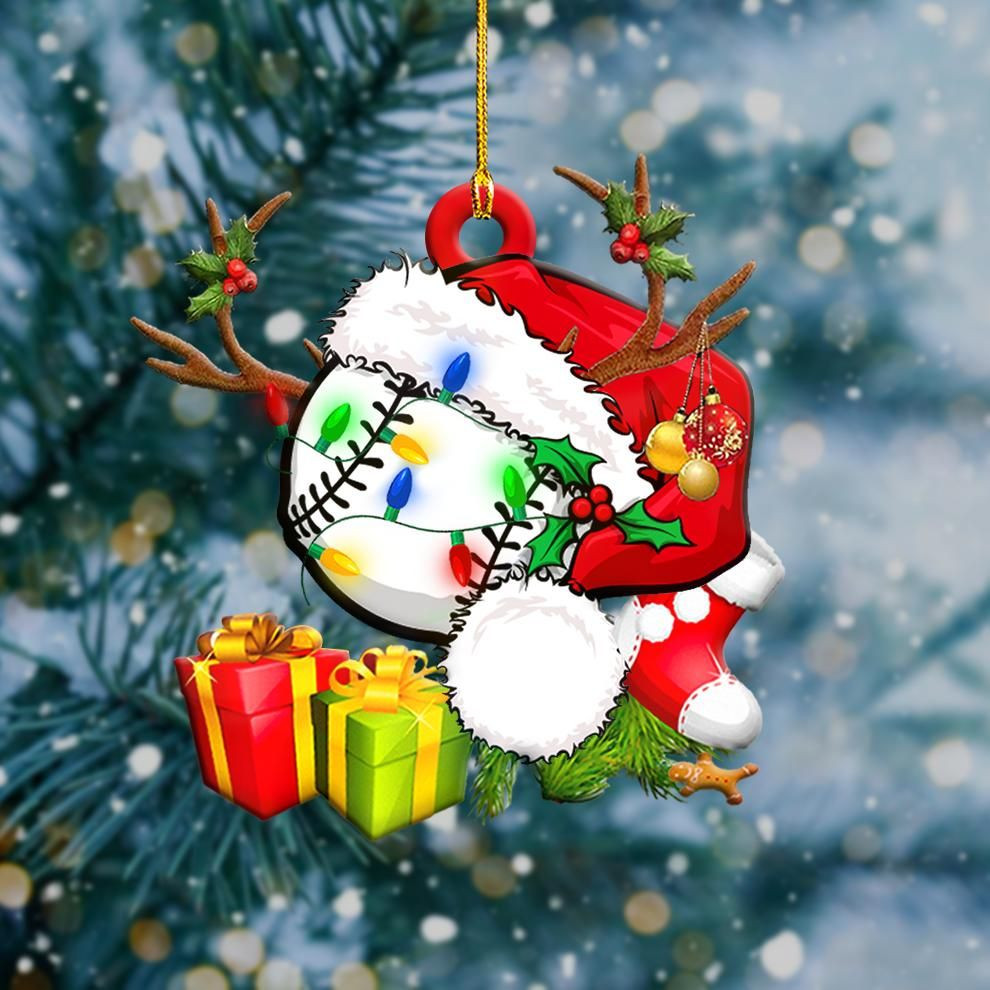Baseball Light Christmas Shape Ornament P303 PANORPG0003