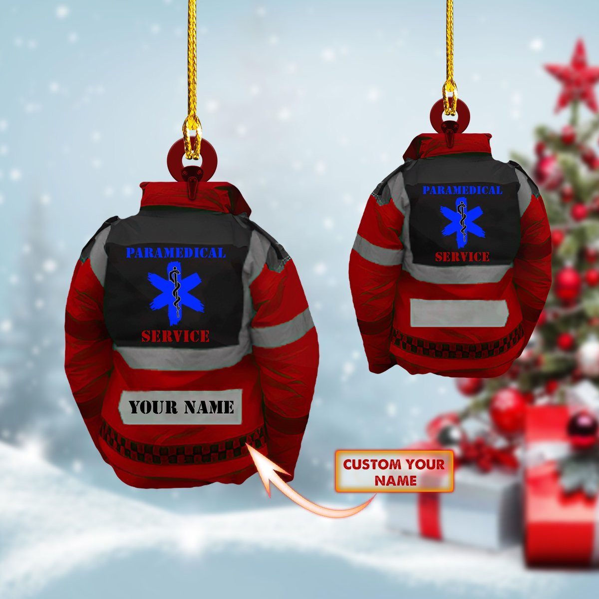 Emt Ems Paramedic Christmas Ornament PANORPG0281