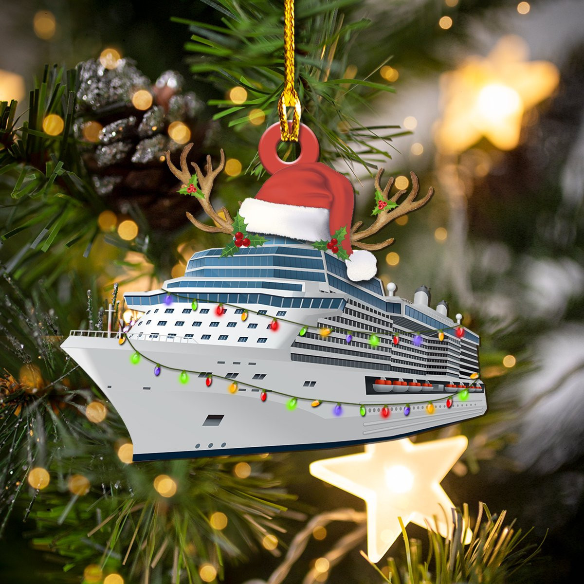 Cruise Christmas Ornament PANORPG0224