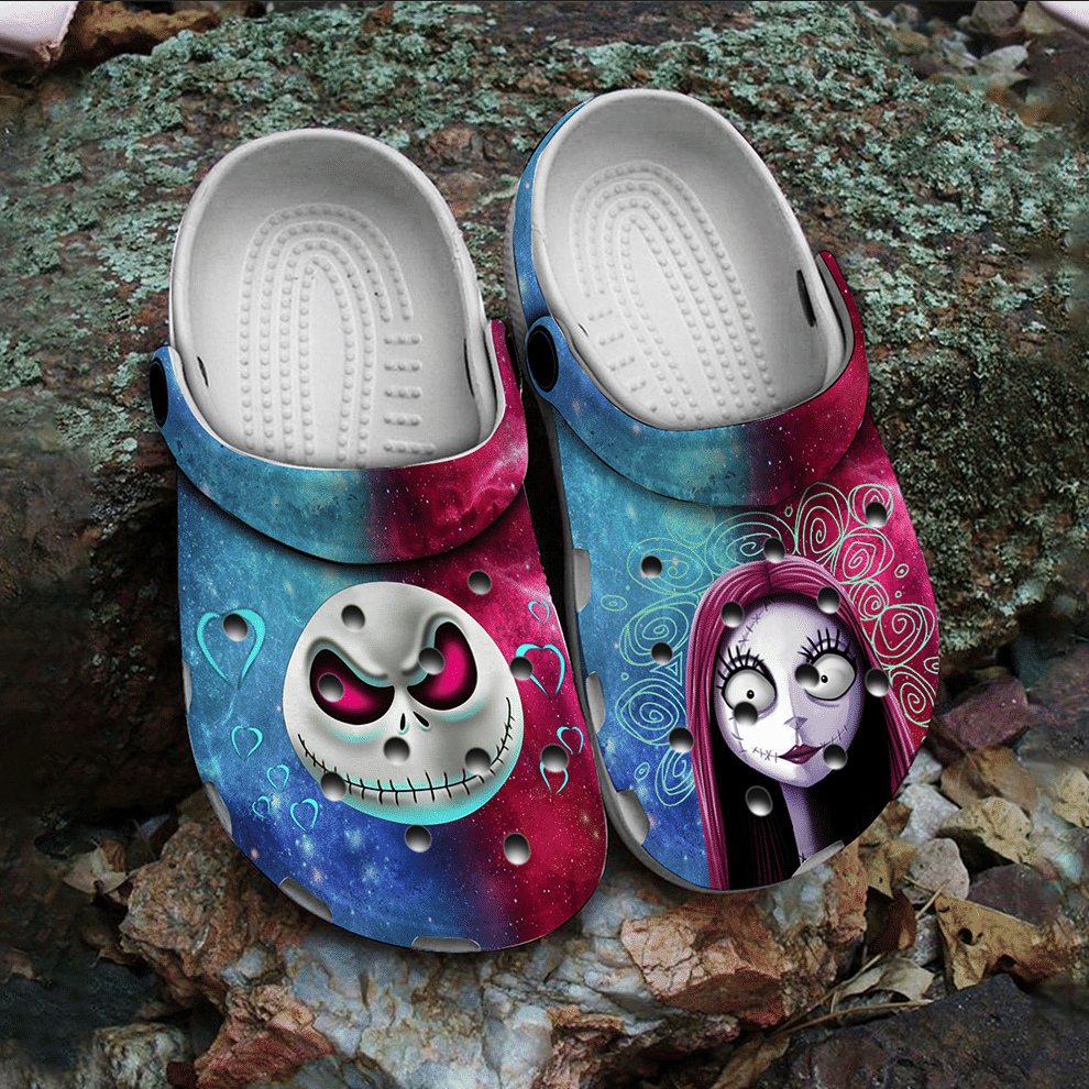 Jack And Sally Crocs Classic Clog Shoes