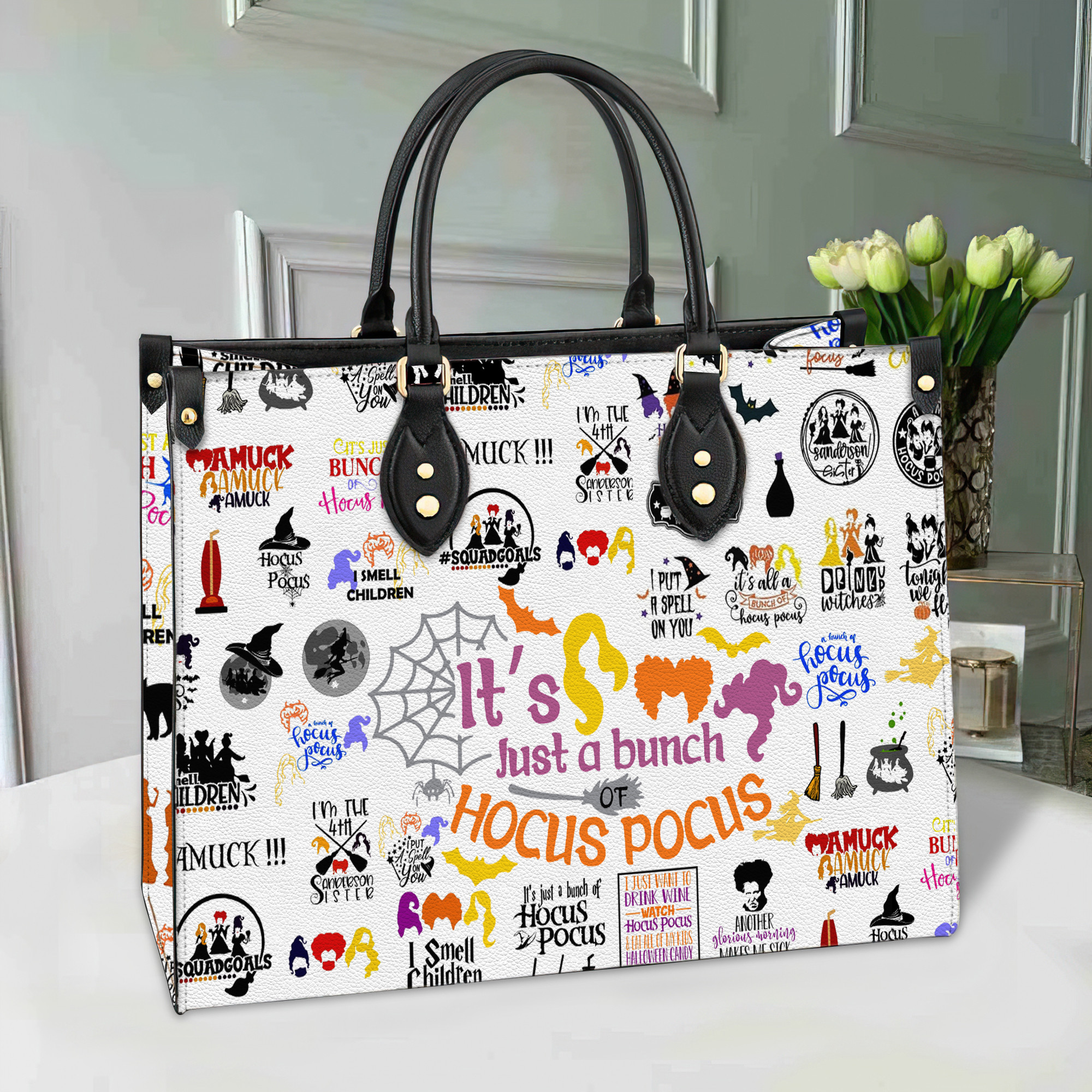 Personalized It's Just A Buch Of Hocus Pocus Purse Bag PANLTO0010