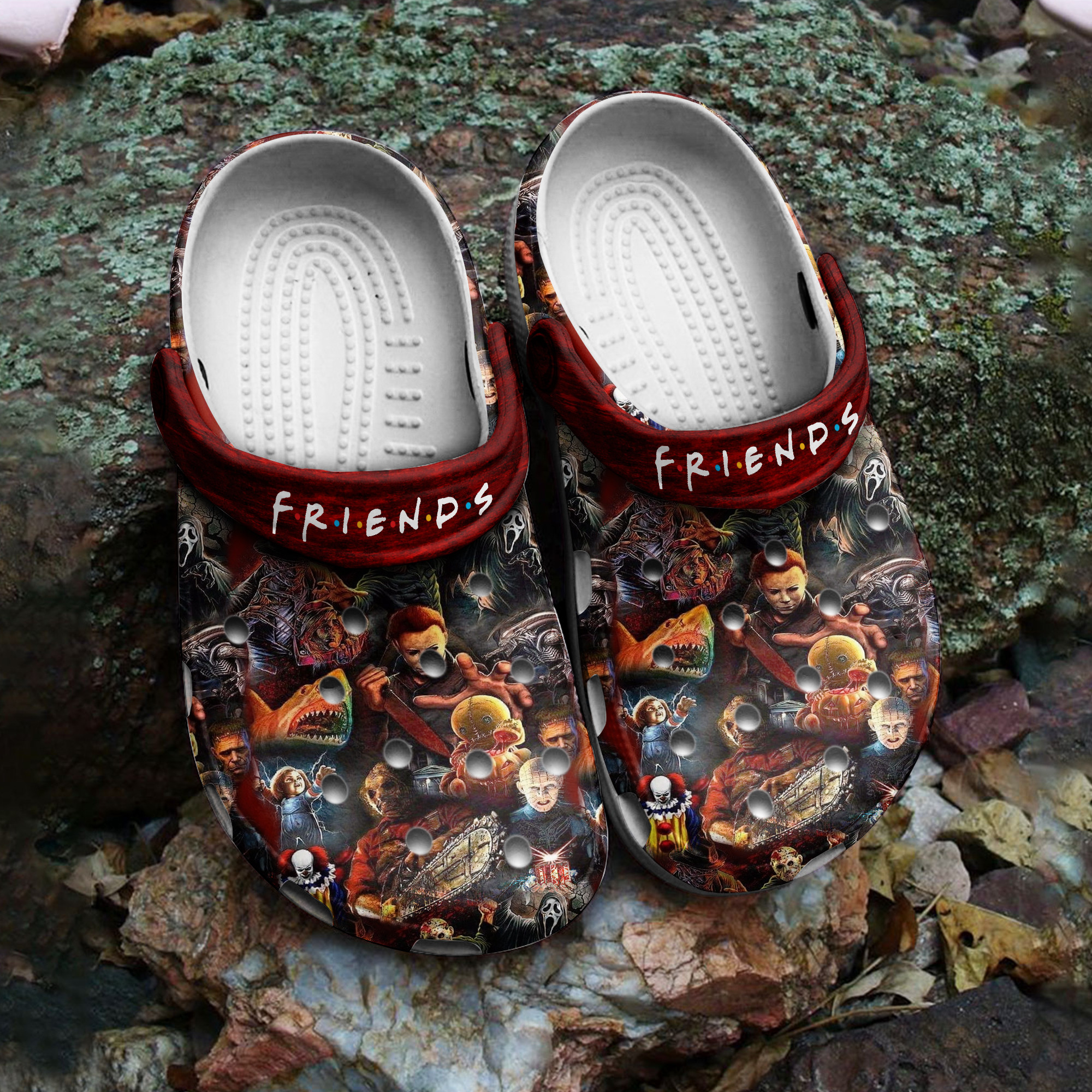Friends Horror Movie Characters Crocs Classic Clog Shoes PANCR1207
