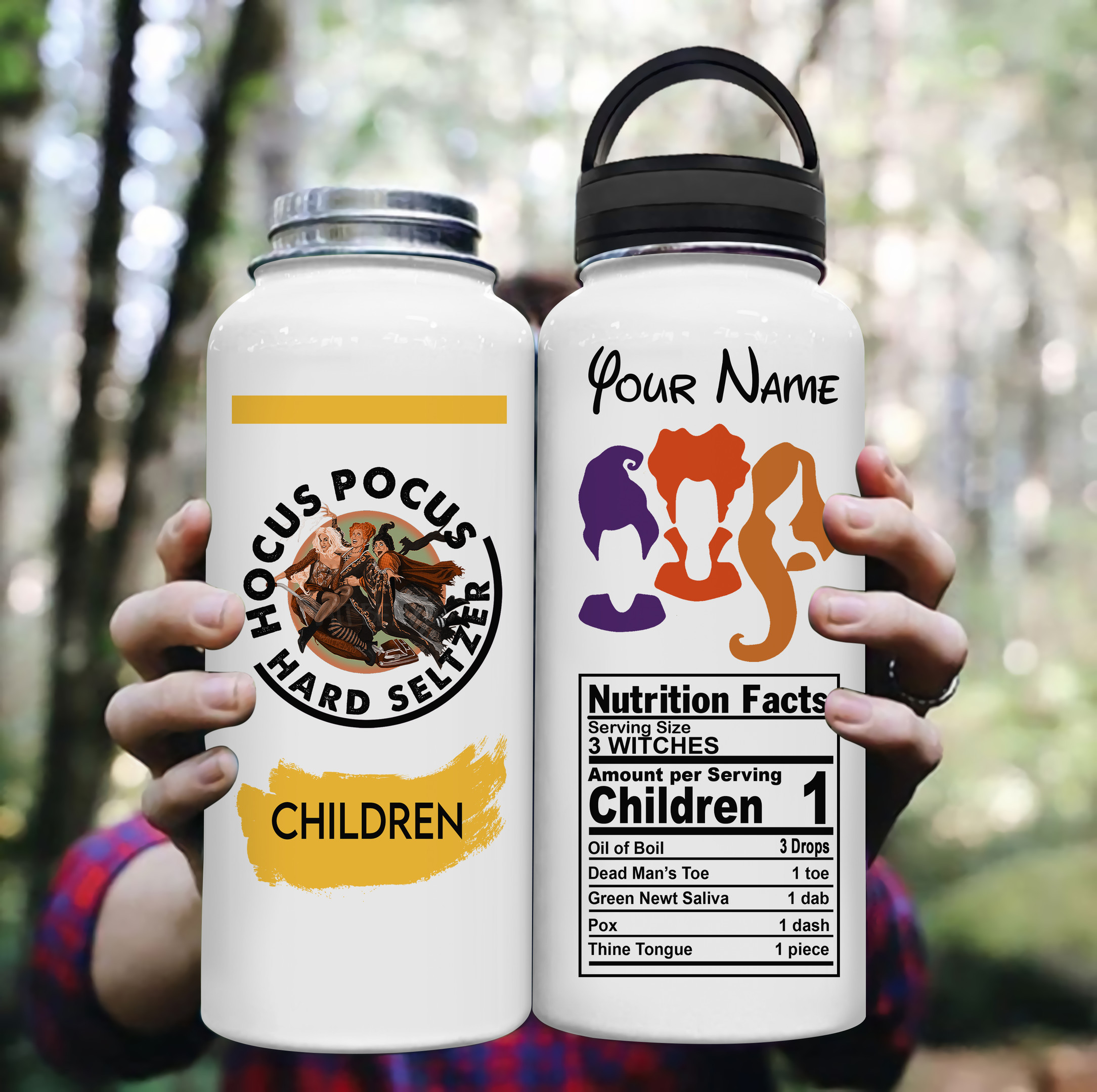 Personalized Hocus Pocus Stainless Steel Bottle