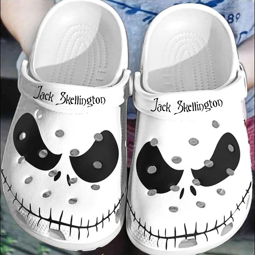 Jack Skellington Halloween Crocs Classic Clogs Shoes PANCR0108