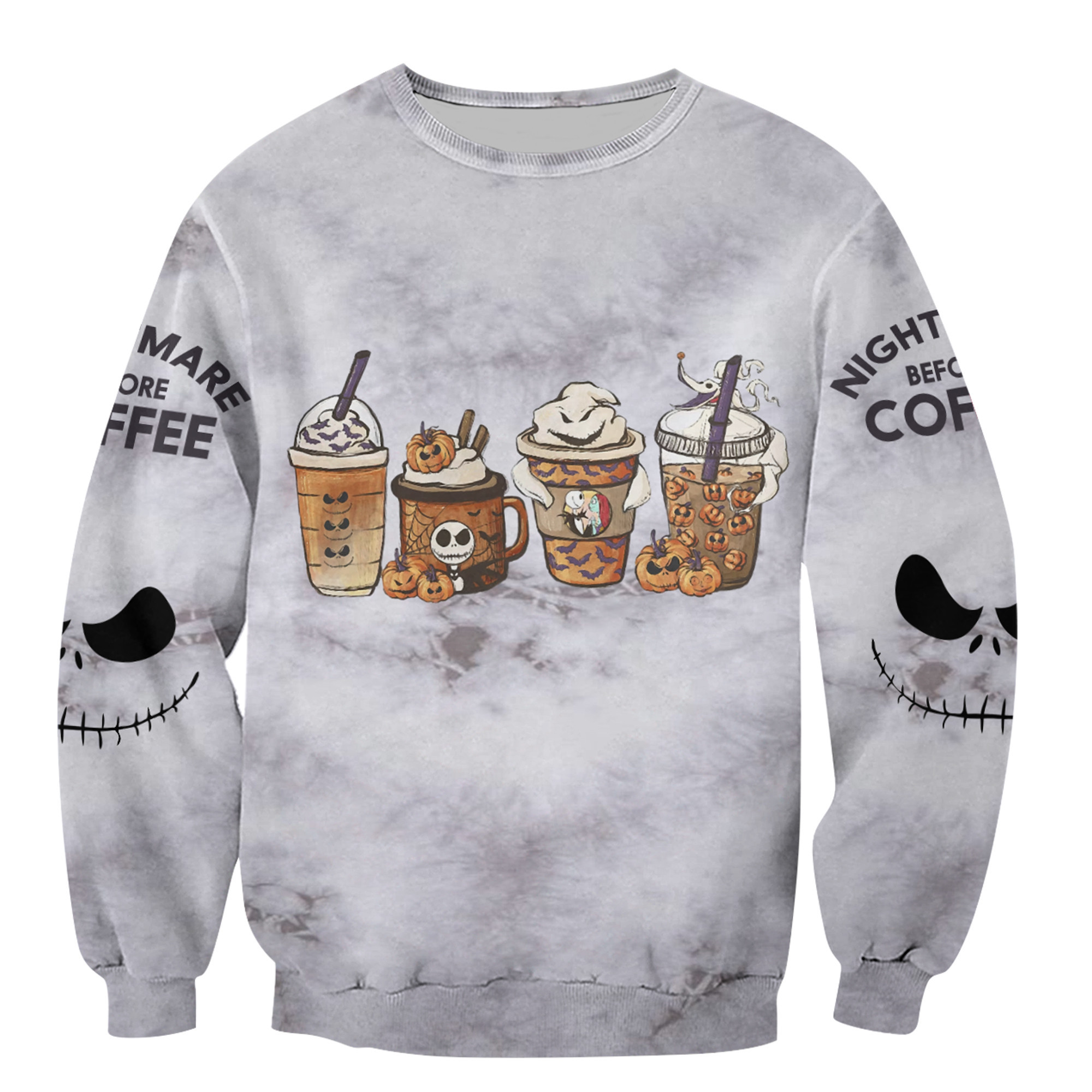 Nightmare Before Christmas Coffee Sweatshirt PAN3SS0017