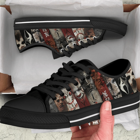 Horror Movies Halloween Kids Low Top Shoes PANLTS0015