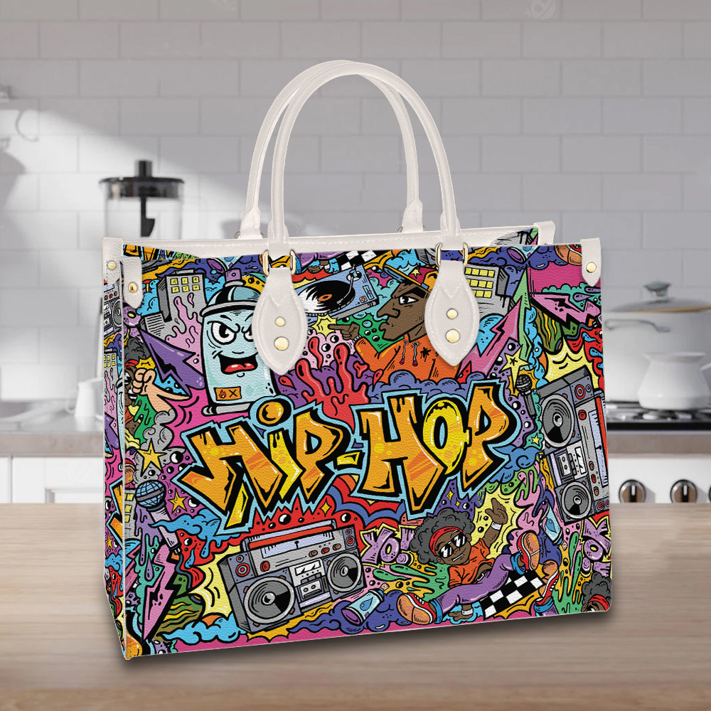 Hip Hop Graffiti Art Purse Bag - African American Handbag PANLTO0063