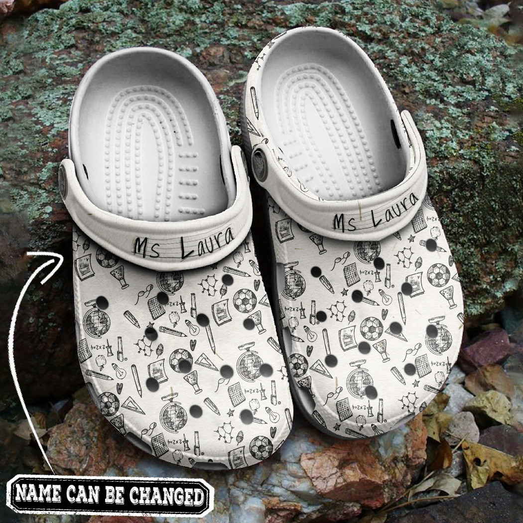 Personalized Christmas Gift For Teacher Crocs