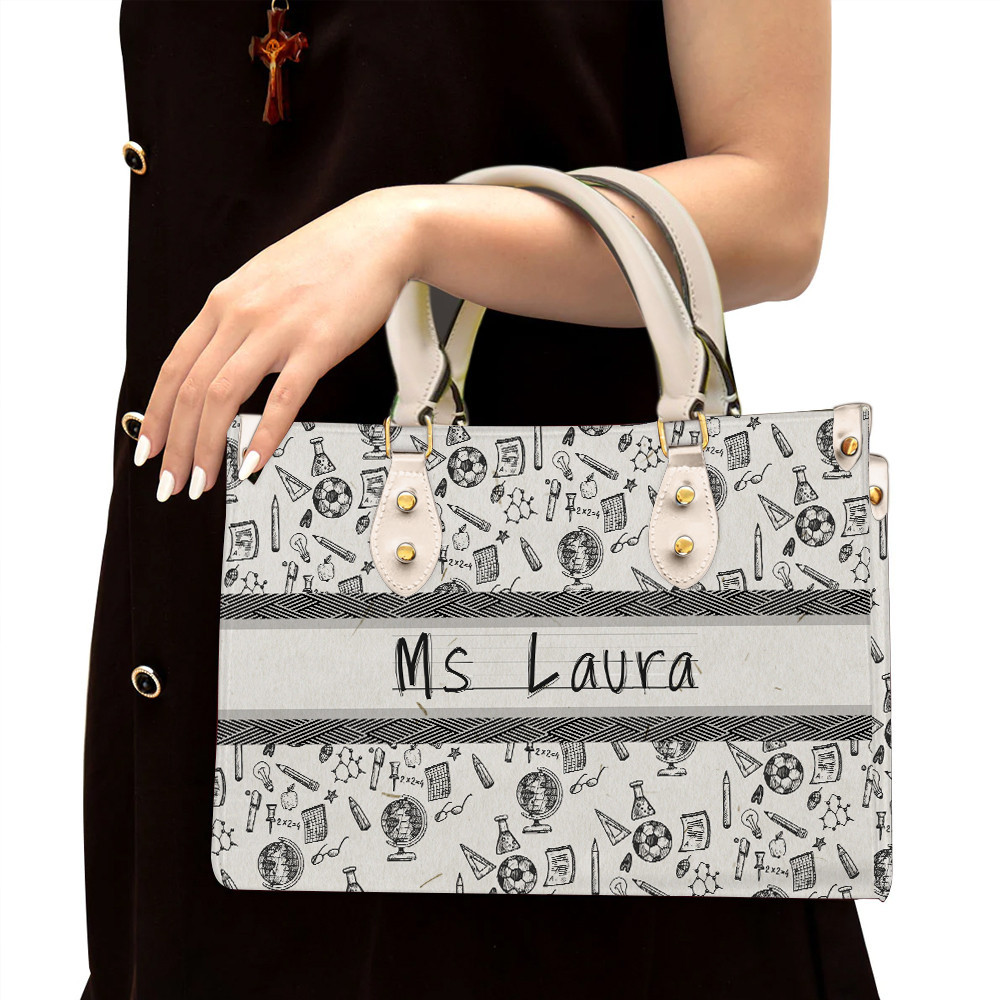 Personalized Christmas Gift For Teacher Purse Bag