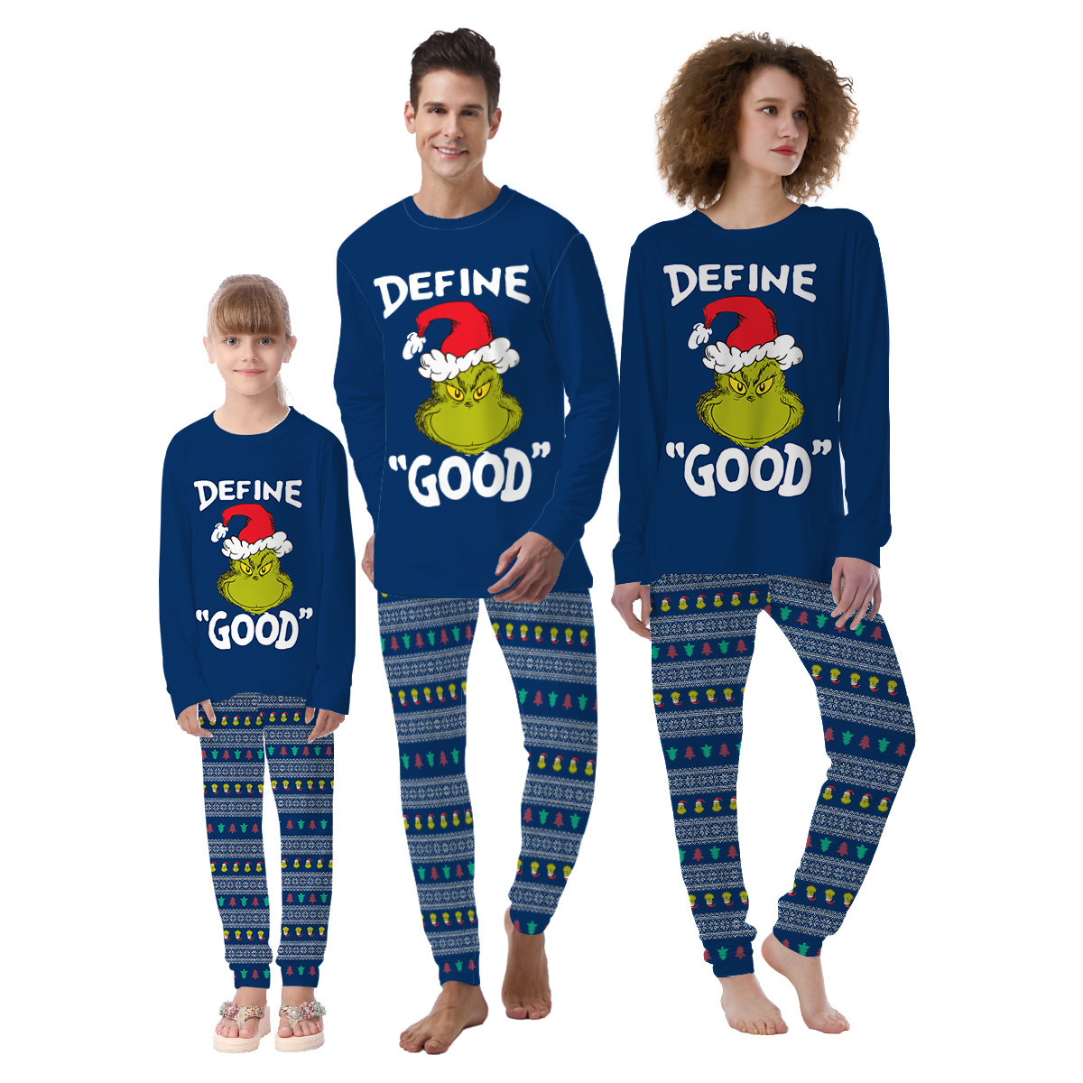 Grinch Dr. Seuss Pajamas For Family