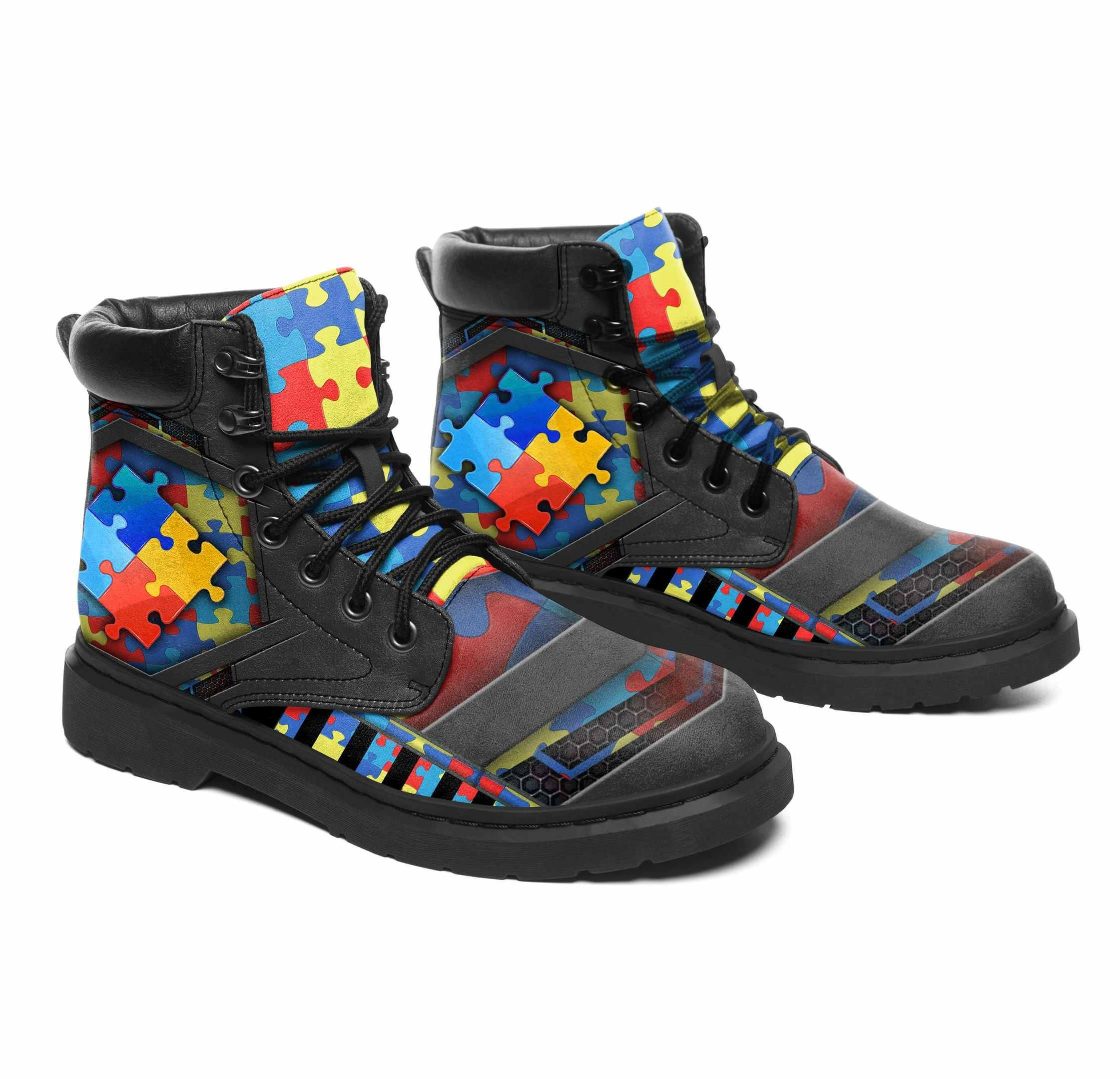 Support Autism Season Boots
