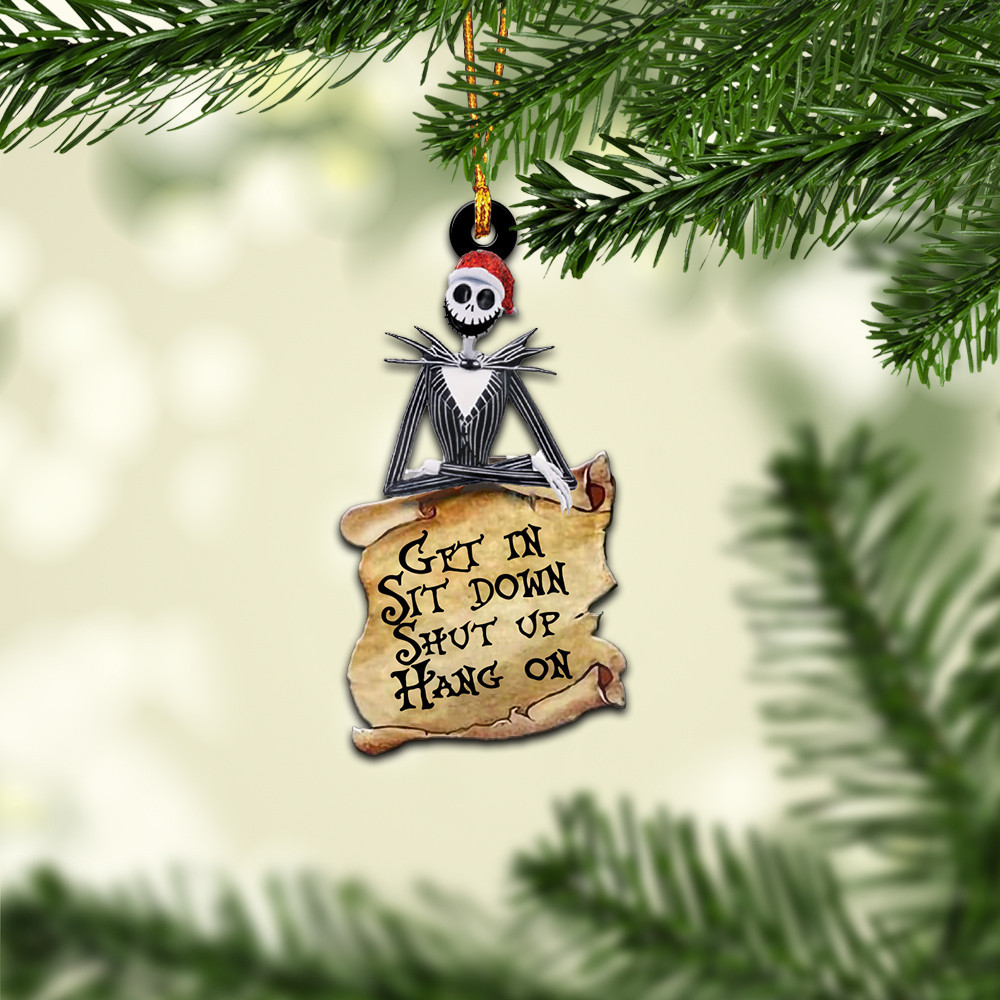 Nightmare Before Christmas Ornament Jack Skellington Sit Down