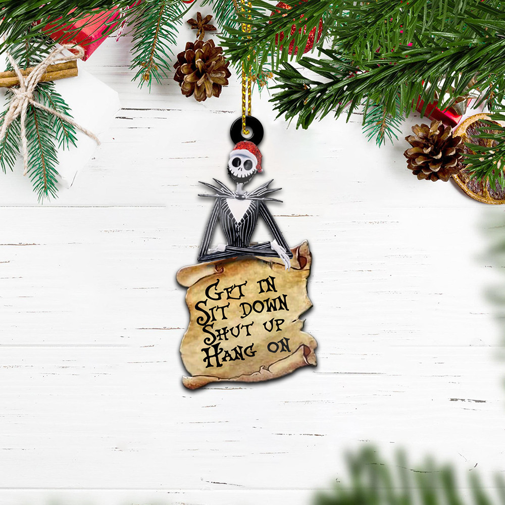 Nightmare Before Christmas Ornament Jack Skellington Sit Down