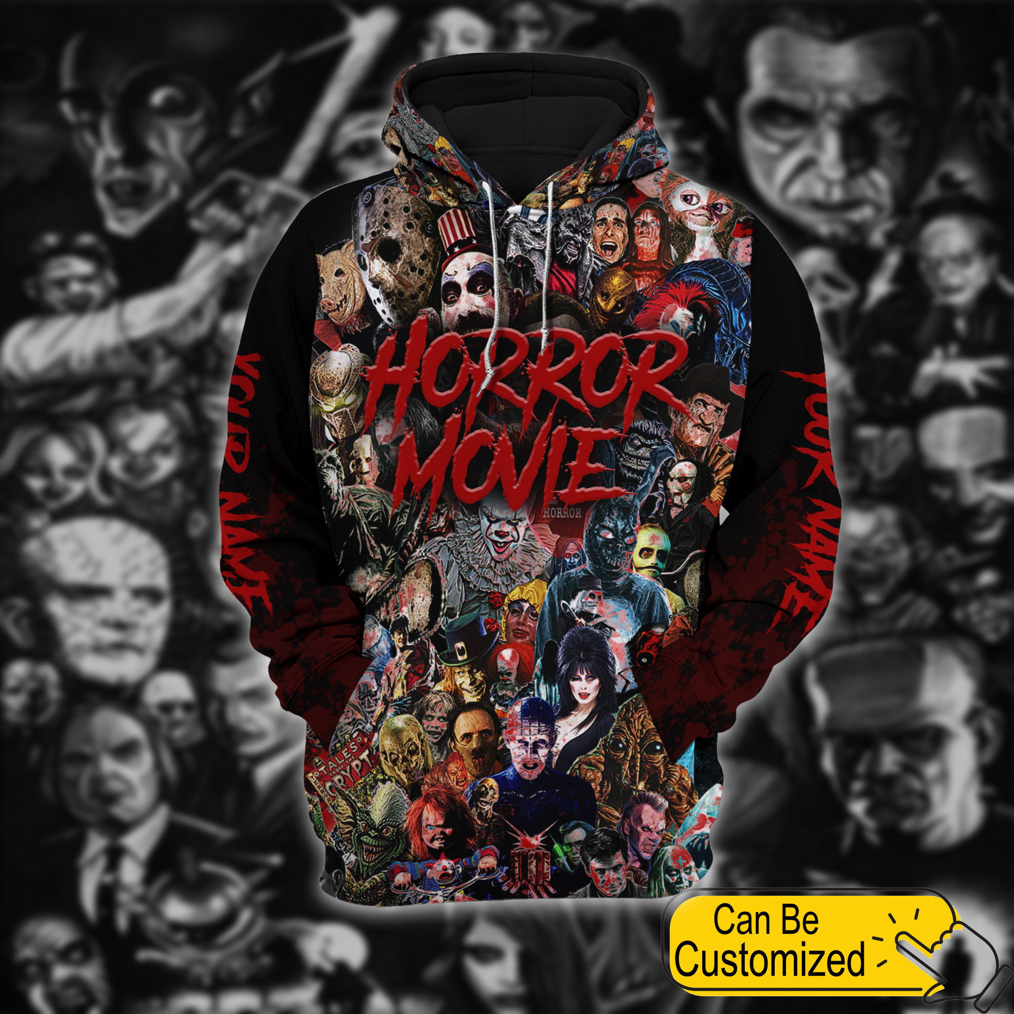 Personalized Horror Movies Hoodie PAN3HD0235