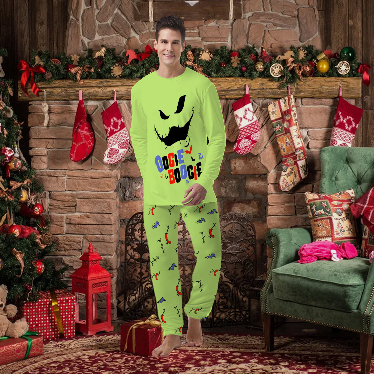 Nightmare Before Christmas Oogie Boogie Pajamas Unisex PANPAJ0014