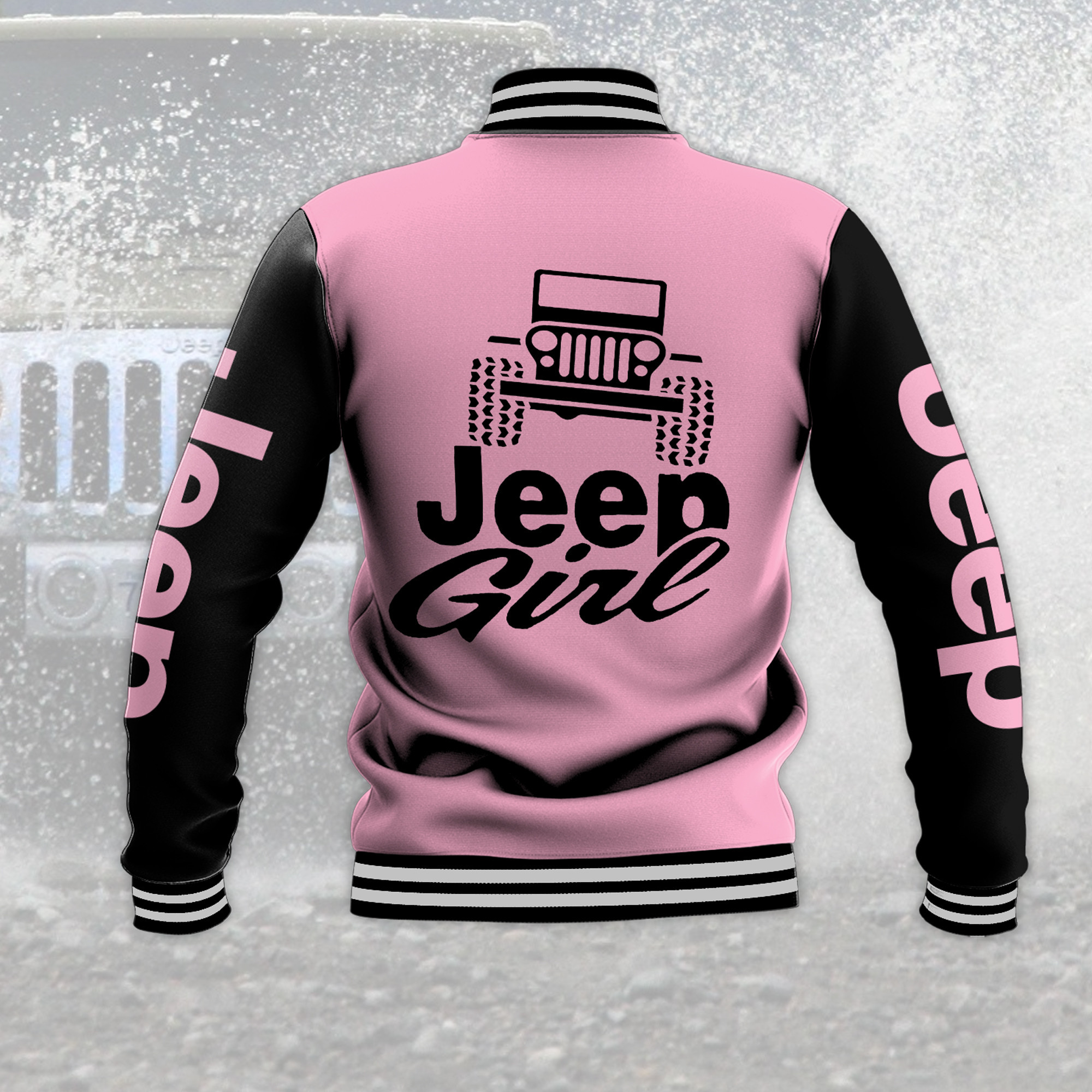 Jeep Girl Baseball Jacket PANBBJ0013