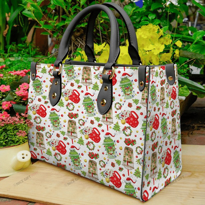 The Grinch Coffee Christmas Purse Bag Handbag For Women PANLTO0032