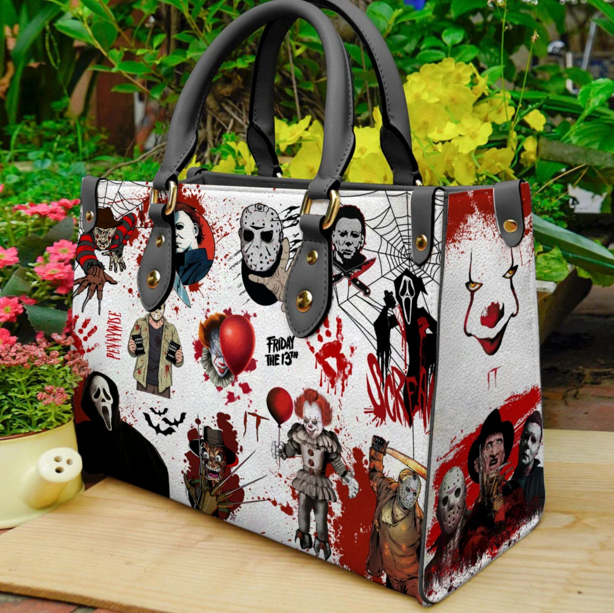 IT Myers Voorhees Horror Halloween Purse Bag - Handbag For Women PANLTO0036