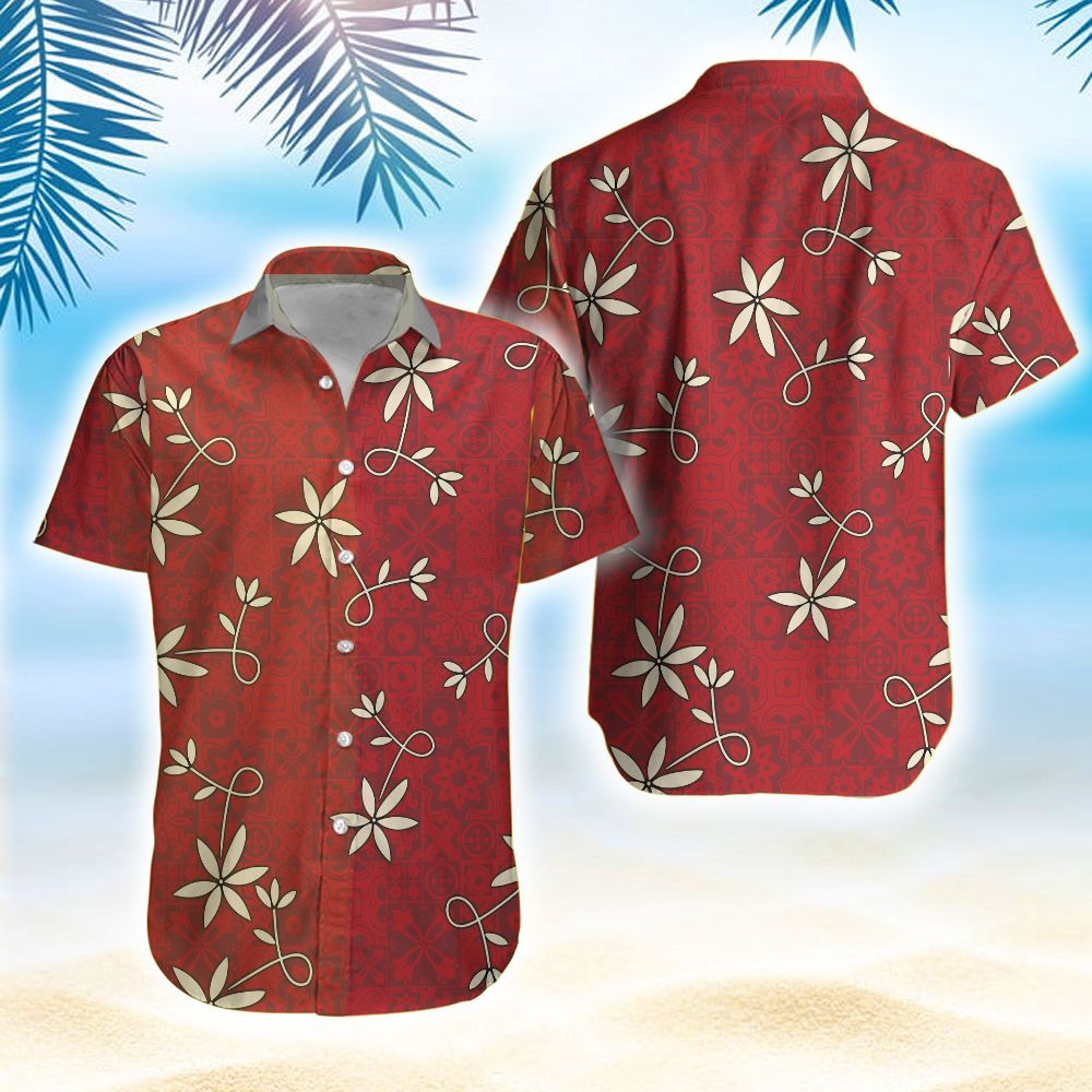 Hottest Elvis Presley's Red Hawaiian Aloha Shirts PANHW00052