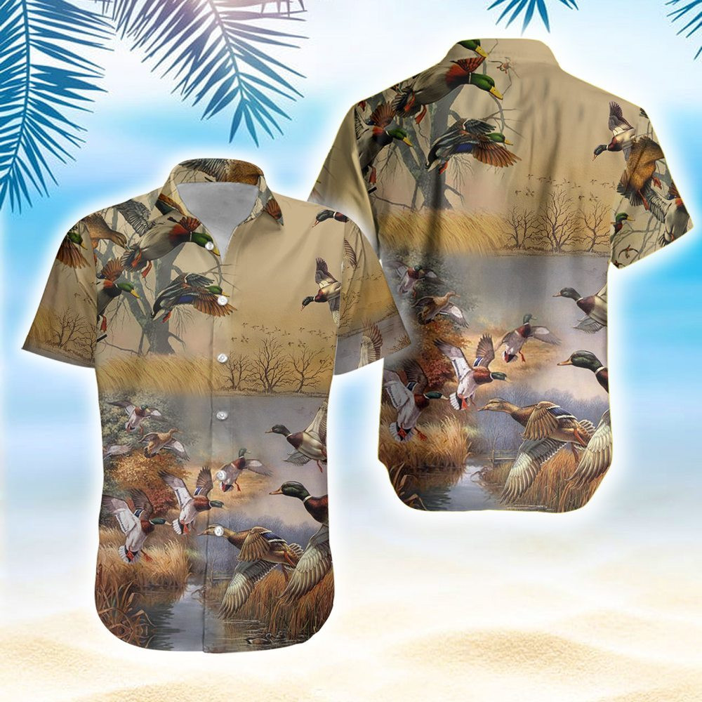 Ducks Vintage Hawaiian Aloha Shirts PANHW00042