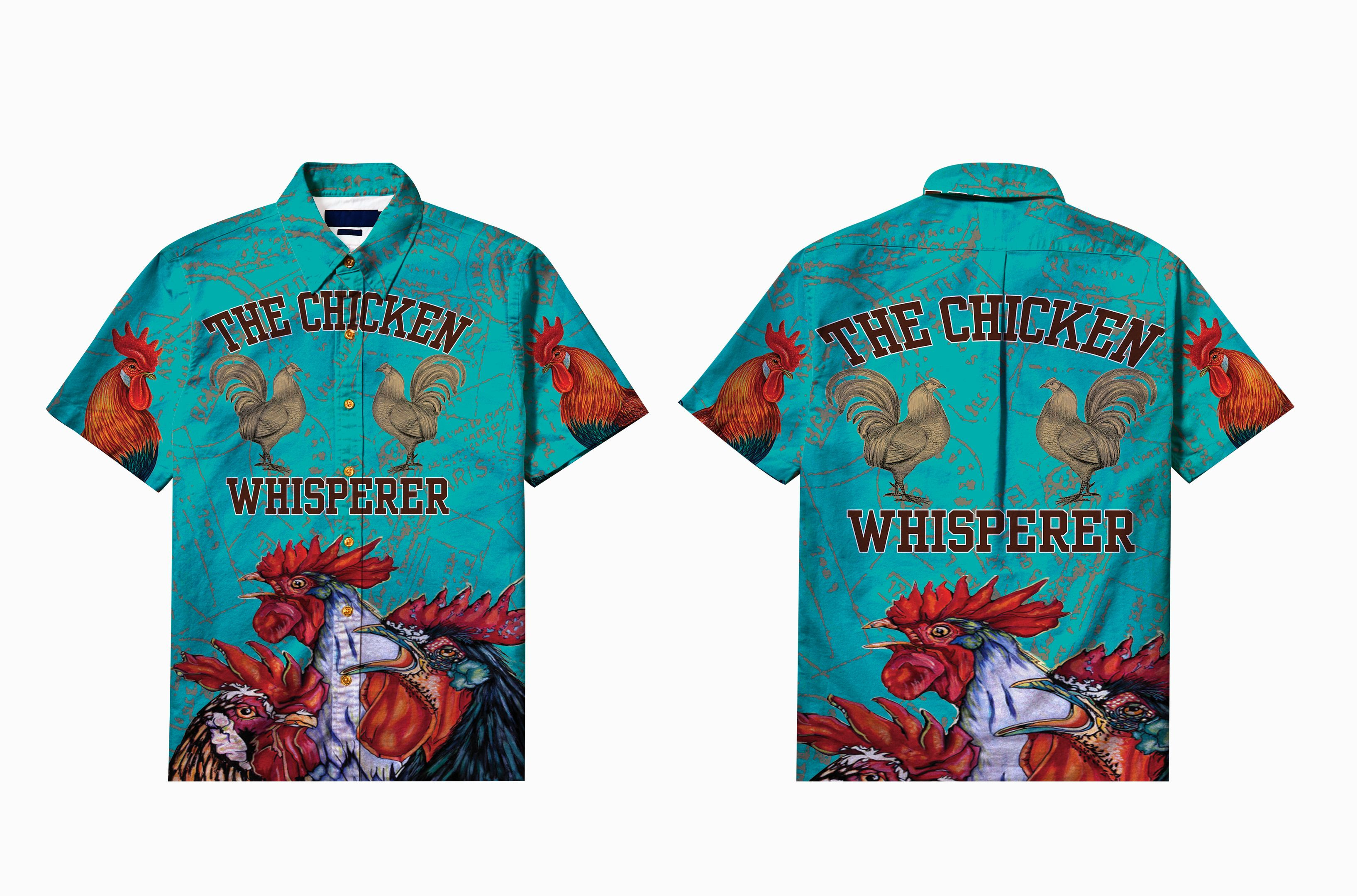 Hawaiian Aloha Shirts The Chicken Whisperer PANHW