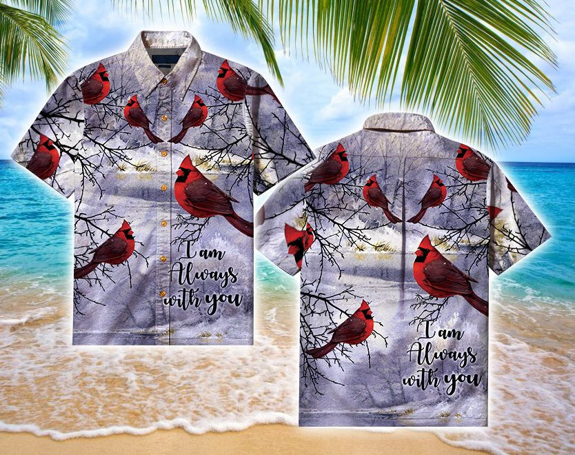 I Am Always With You Cardinal Hawaiian Shirts PANHW