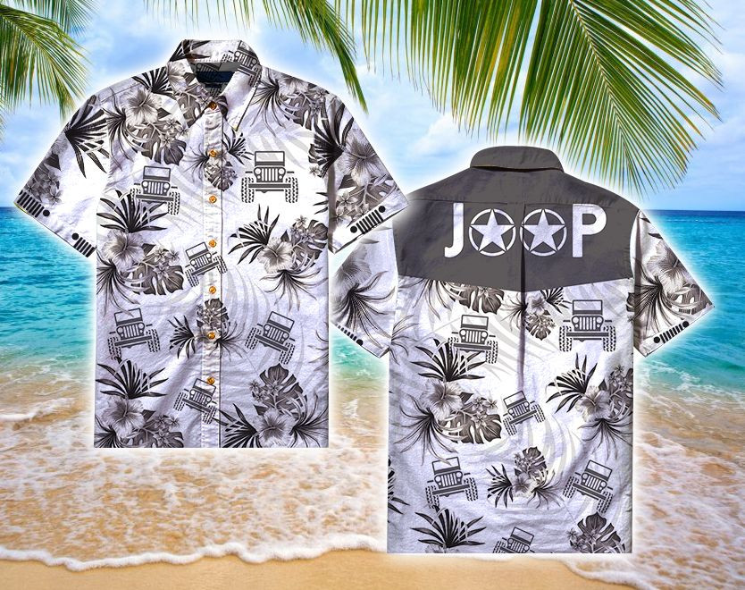 Jeep Hibiscus Hawaiian Aloha Shirts PANHW
