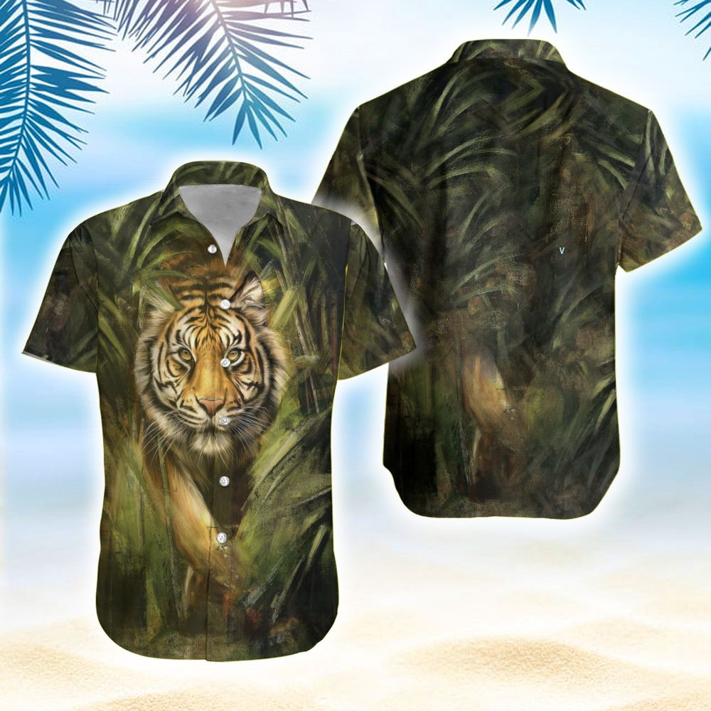 Strong Tiger Hawaii Shirts PANHW