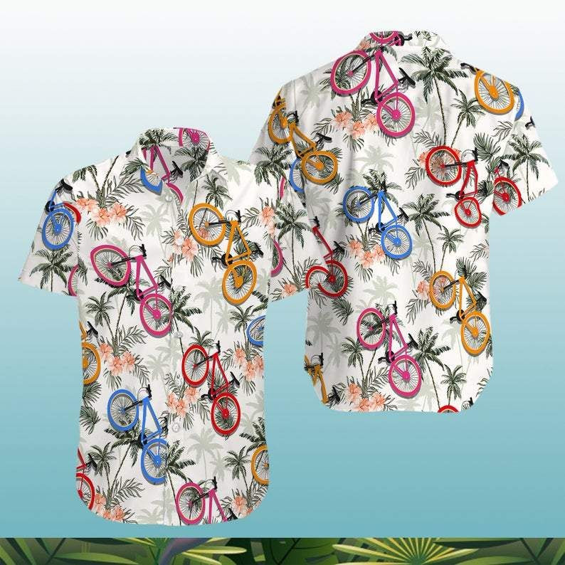 Bike Cycling Hawaiian Aloha Shirts PANHW00012
