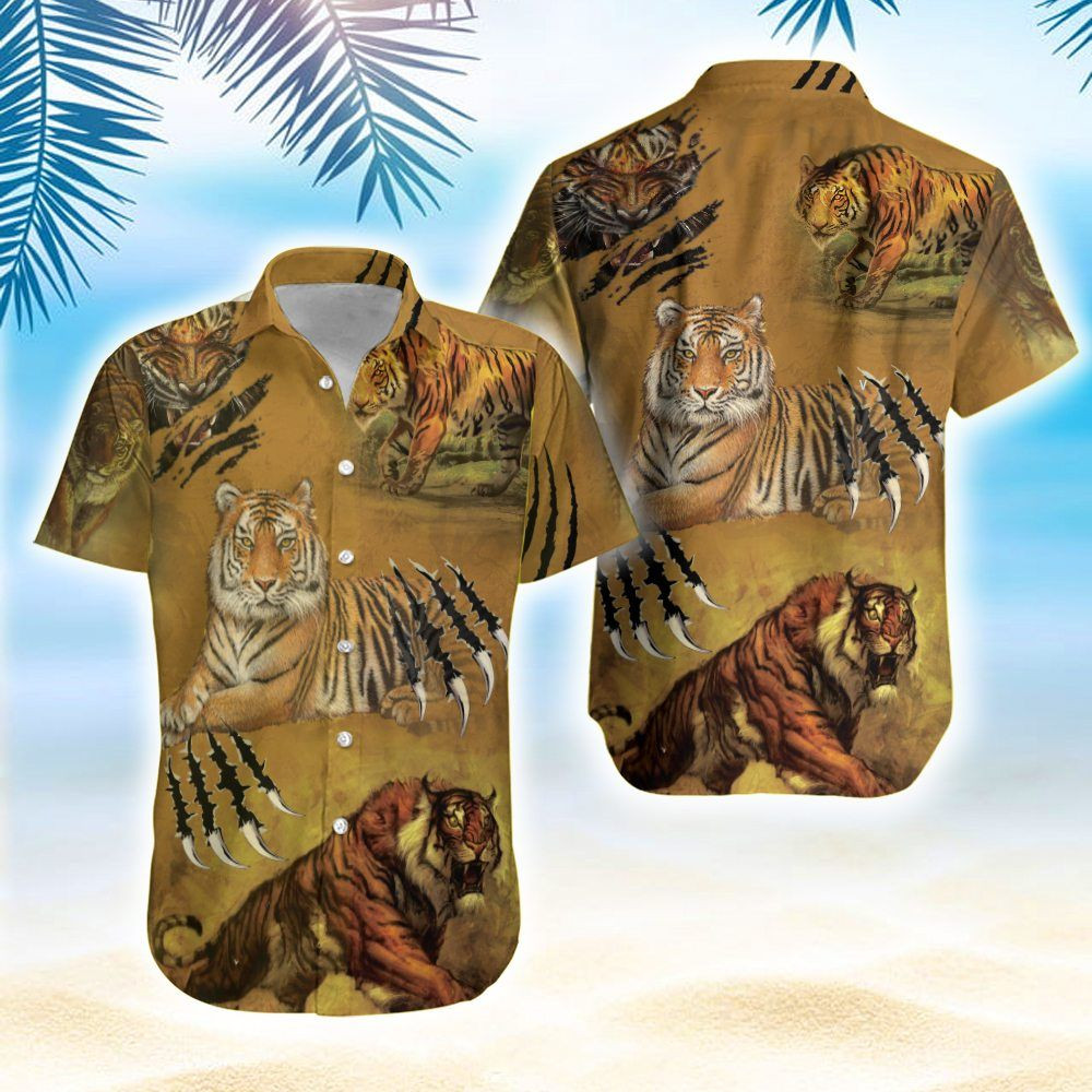 Strong Tiger Vintage Hawaiian Shirts PANHW