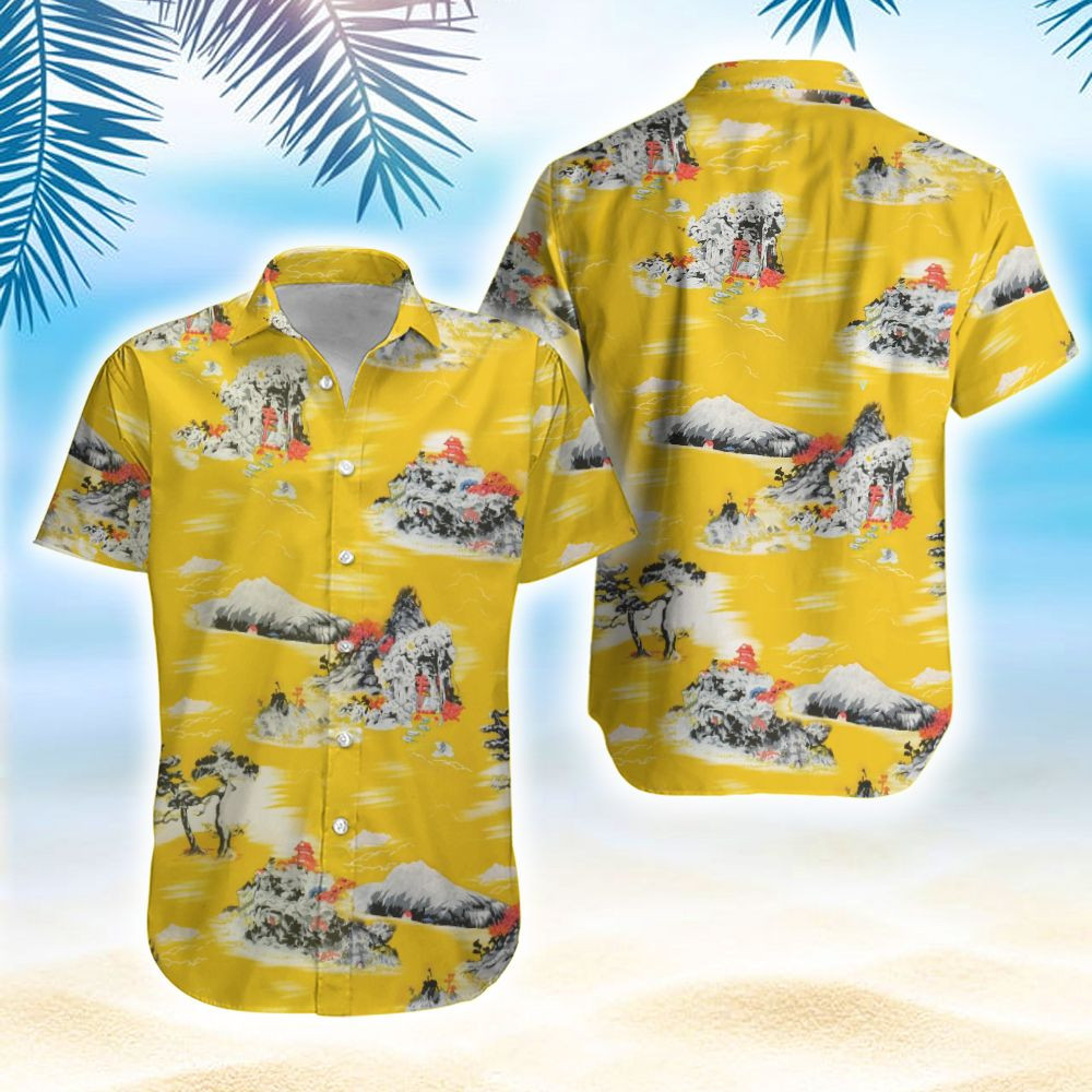 Brad Pittâ€™s Tropical Hawaiian Aloha Shirts PANHW00034