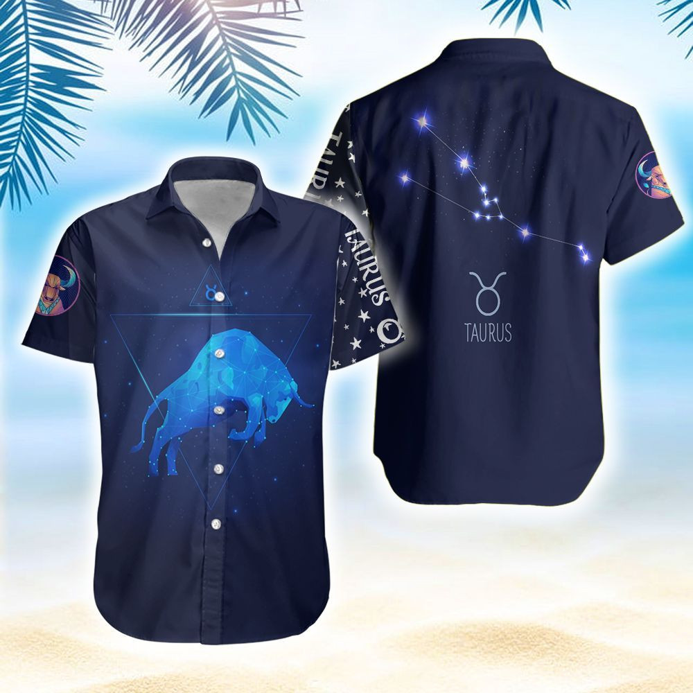 Taurus Horoscope Zodiac Hawaiian Shirt Birthday Gifts PANHW00075