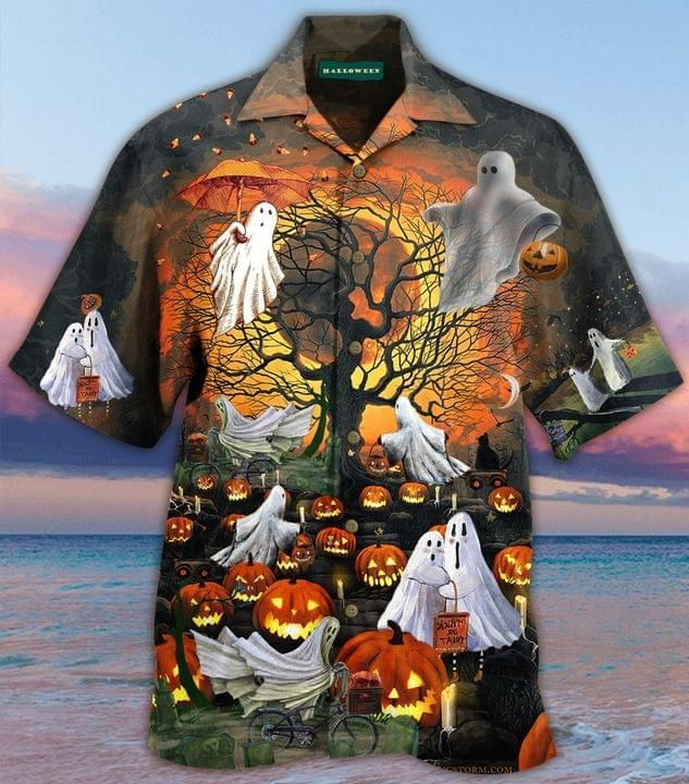 Cemetery Halloween Hawaiian Shirt PANHW00008