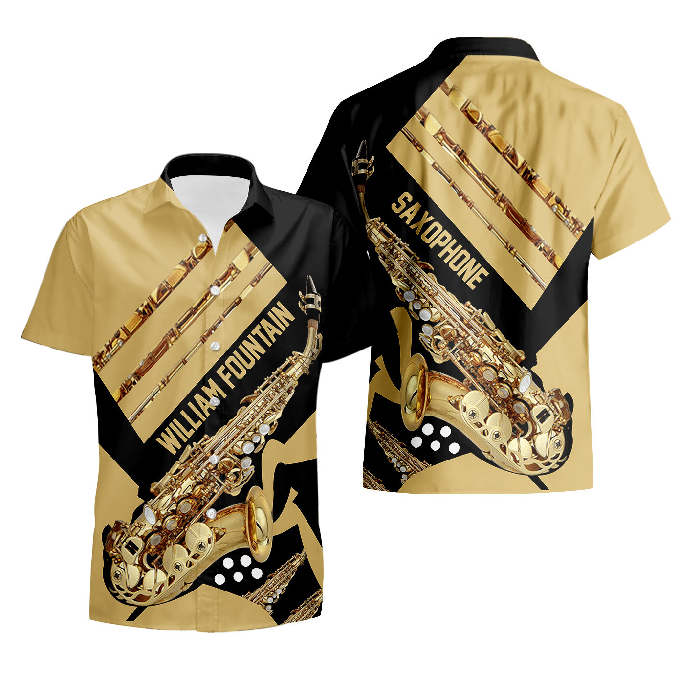 Personalized Saxophone Hawaiian Shirt PANHW00123