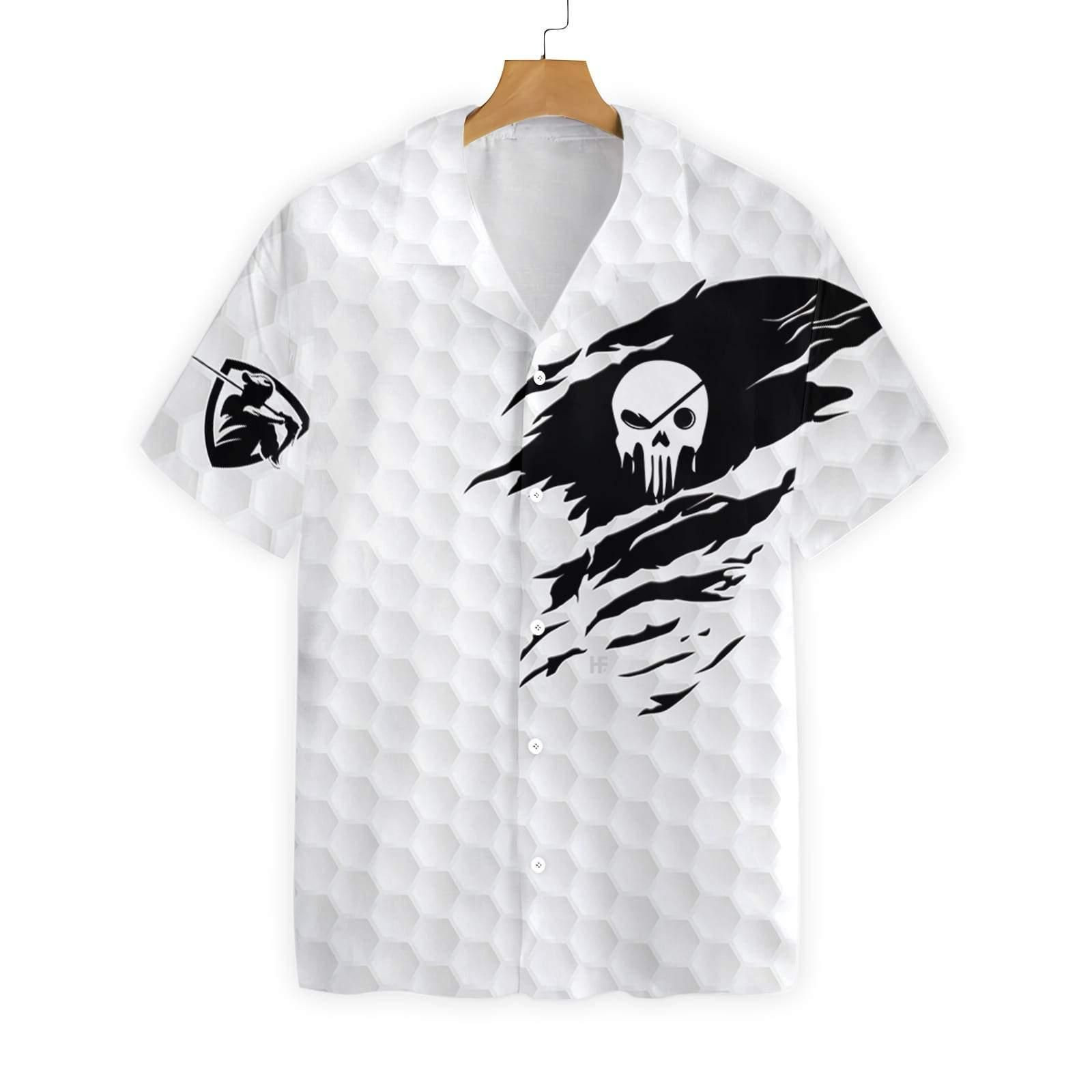 The Golf Skull Hawaiian Shirt PANHW00142